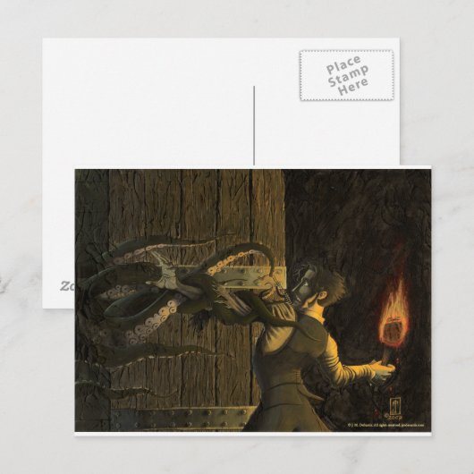 Horror voorbij de deur - Briefkaart (Voorkant / Achterkant)