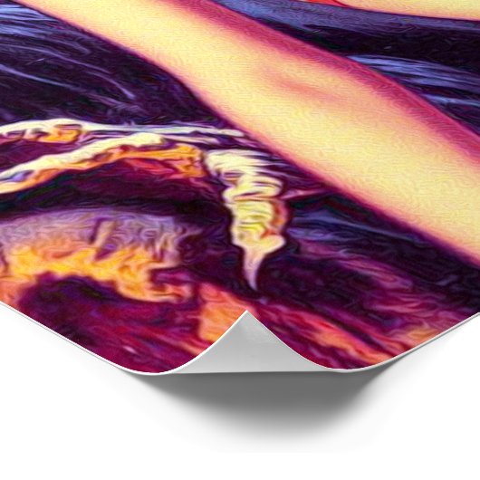  Horror Vrouw Poster (Hoek)