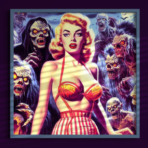  Horror Vrouw Poster