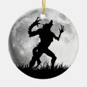 Horror Werewolf Full Moon Transformation - Koel Keramisch Ornament (Voorkant)