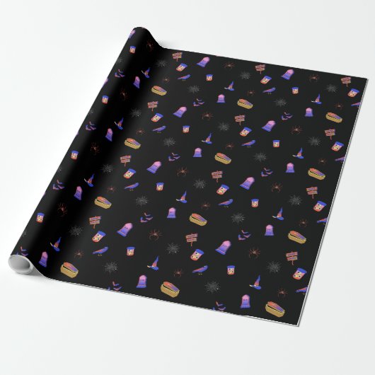 Horror Wrapping Paper - Roll Cadeaupapier (Uitgerold)