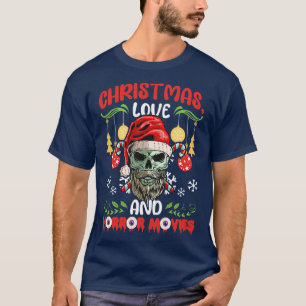 Horror Zombie Creepy Kerstman Liefde 10 T-shirt