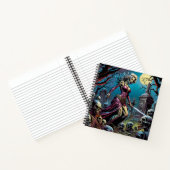 Horror zombie meisje met zwaard notitieboek (Binnen)