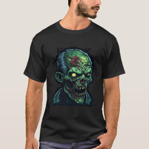 Horror Zombie Monster Nachtmerrie Angstaanjagend H T-shirt