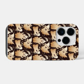 Horrore Boo Geest Halloween Patroon iPhone Hoesje (Achterkant horizontaal)