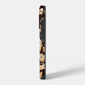 Horrore Boo Geest Halloween Patroon iPhone Hoesje (Linkerkant)