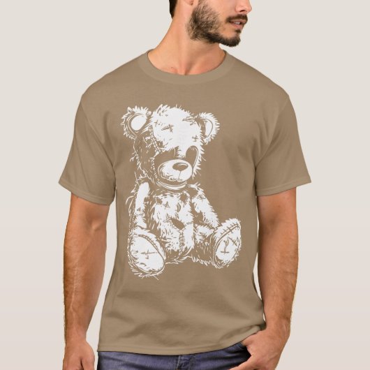 Horroreddy Bear vintage T-shirt (Voorkant)