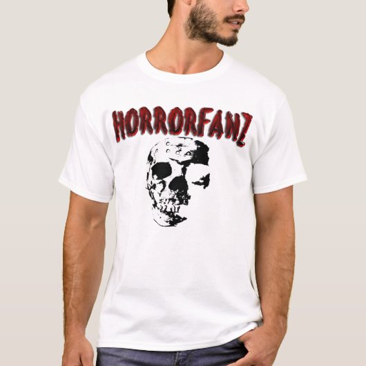 horrorfanz aangepast doden t-shirt (Voorkant)