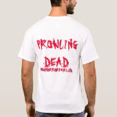 horrorfanz aangepast doden t-shirt (Achterkant)