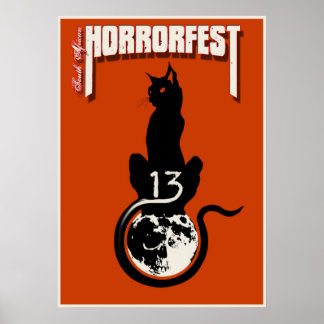 HorrorFest Lucky #13 Cat Poster