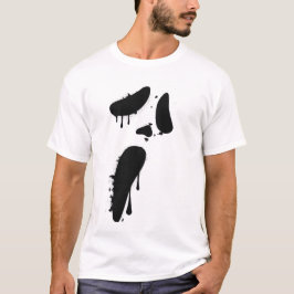 Horrorfilm Bloeddruppel Markeringen T-shirt