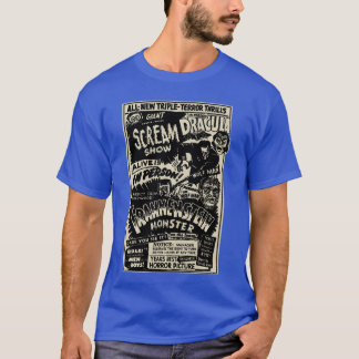 Horrorfilm Monster Mummie Dracula Weerwolf Franke T-shirt