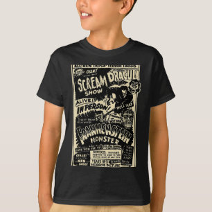 Horrorfilm Monster Mummie Dracula Weerwolf Franken T-shirt