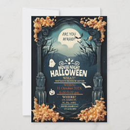 HORRORFILM NACHT HALLOWEEN PARTY KAART