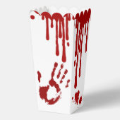 Horrorfilm Night Bloody Popcorn Bedankdoosjes (Achterkant)
