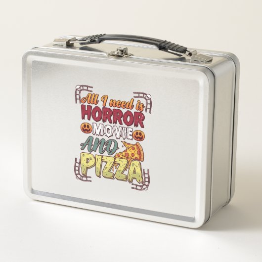 Horrorfilm Pizza Halloween Pompoen Schedel Slice_1 (Voorkant)