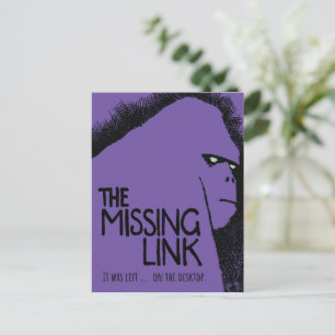  horrorfilm poster parodie - Missing Link Briefkaart
