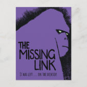  horrorfilm poster parodie - Missing Link Briefkaart (Voorkant)