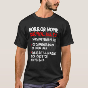 Horrorfilm Regels 80s horrorfilm TShirt