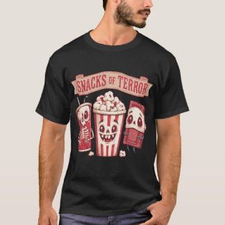 Horrorfilm Snacks Halloween T-shirt