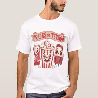 Horrorfilm Snacks Halloween T-shirt