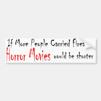 horrorfilms bumpersticker