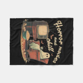Horrorfilms en Chill Ghost Fleece Deken (Voorkant (Horizontaal))