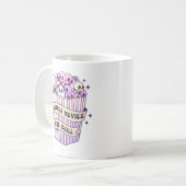 Horrorfilms en Chill Schattige Halloween Koffiemok (Voorkant links)