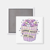 Horrorfilms en Chill Schattige Halloween Magneet (Voorkant / Achterkant)