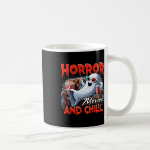 Horrorfilms en Chill Spooky Ghost-filmliefhebbers Koffiemok