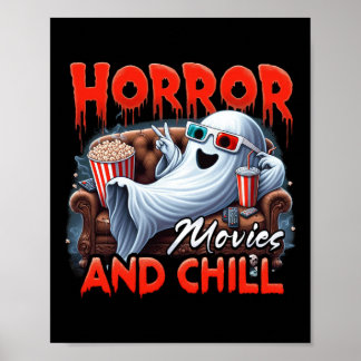 Horrorfilms en Chill Spooky Ghost-filmliefhebbers Poster