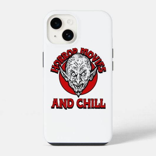 Horrorfilms En Chillen iPhone Hoesje (Achterkant)