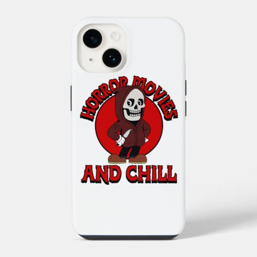 Horrorfilms En Chillen iPhone Hoesje (Achterkant)