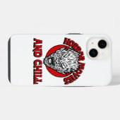Horrorfilms En Ontspannen iPhone Hoesje (Achterkant horizontaal)