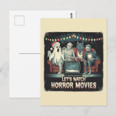 Horrorfilms Ghost Mummy Weerwolf Zombie Briefkaart (Voorkant / Achterkant)