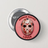 Horrorfilms Ronde Button 5,7 Cm (Voorkant /achterkant)