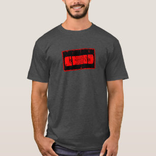 Horrorfilms - Videocassette Rood/Zwart T-shirt