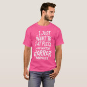 Horrorfilms vrienden t-shirt (Voorkant volledig)