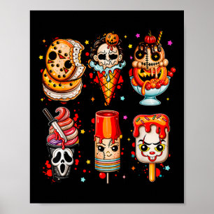 Horrorfilms Zomer Ijslolly Halloween Ijs Poster