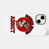 Horrorfilmverslaafde Case-Mate iPhone Case (Achterkant (horizontaal))