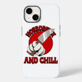 Horrorflix en Chill Case-Mate iPhone Case (Achterkant)