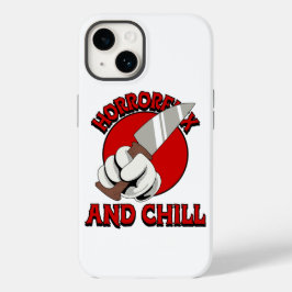 Horrorflix en Chill Case-Mate iPhone 14 Hoesje