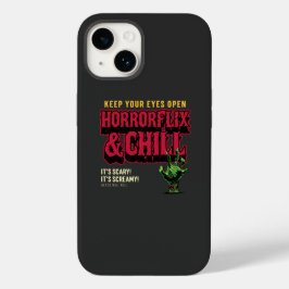 Horrorflix en Chill Case-Mate iPhone 14 Hoesje