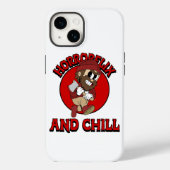 Horrorflix en Chill Case-Mate iPhone Case (Achterkant)