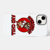 Horrorflix en Chill Case-Mate iPhone Case (Achterkant (horizontaal))