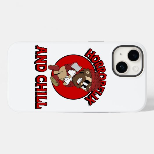 Horrorflix en Chill Case-Mate iPhone Case (Achterkant (horizontaal))