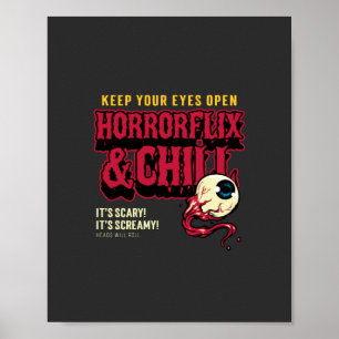 Horrorflix en Chill Poster