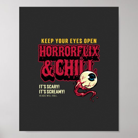 Horrorflix en Chill Poster (Voorkant)