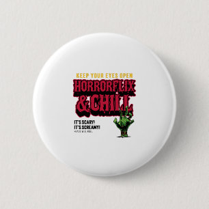 Horrorflix en Chill Ronde Button 5,7 Cm
