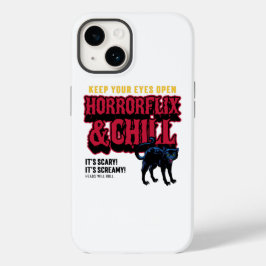 Horrorflix en chillen Case-Mate iPhone 14 hoesje